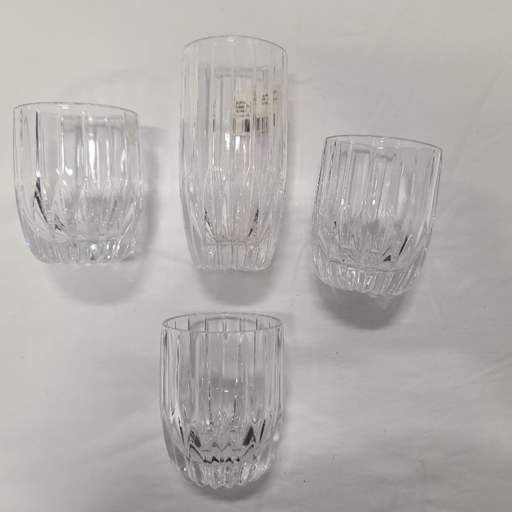 3 Mikassa Park Lane Double Old Fashion Glass 1 Highball Glass